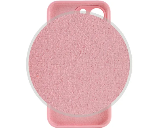 Чехол Silicone Case Full Camera Protective (AA) для Apple iPhone 14 Pro Max (6.7") Розовый / Light pink / PVH