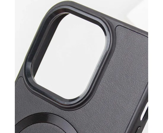 Кожаный чехол SnapCase with MagSafe для Apple iPhone 14 Pro Max (6.7") Black