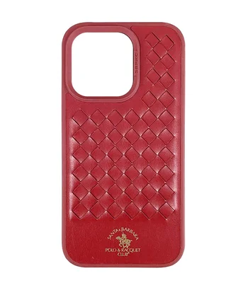 Шкіряний чохол Polo Santa Barbara для Apple iPhone 14 Pro Max (6.7") Red
