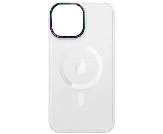 Чехол TPU+Glass Sapphire Mag Evo case для Apple iPhone 14 Pro Max (6.7") White