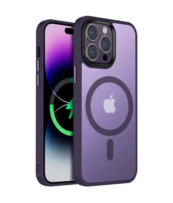 Чохол Ummi Colorful with MagSafe для Apple iPhone 14 Pro Max (6.7") Темно-фіолетовий / Dark Purple