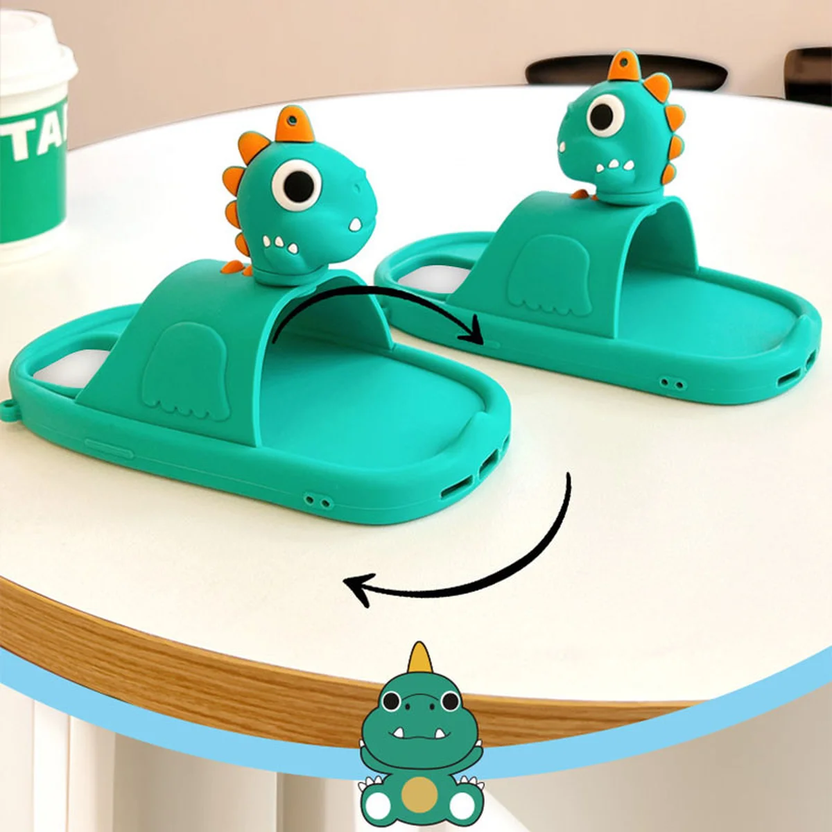 Силіконовий чохол Funny 3D для iPhone 14 Pro Max (6.7") Baby dragon