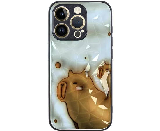 TPU+PC чехол Prisma Fluffie для Apple iPhone 14 Pro Max (6.7") Capybara