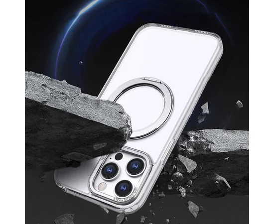 Чехол TPU+PC Empire with MagSafe and Ring для Apple iPhone 14 Pro Max (6.7") Clear