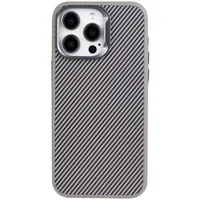 Чохол TPU+PC Carbon with MagSafe для Apple iPhone 14 Pro Max (6.7") Grey