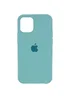 Чехол Silicone Case Full Protective (AA) для Apple iPhone 14 Pro Max (6.7") Бирюзовый / Marine Green