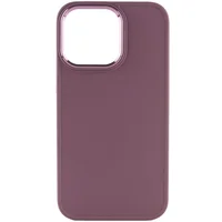 TPU чехол Bonbon Metal Style для Apple iPhone 14 Pro Max (6.7") Бордовый / Plum