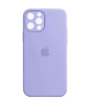 Чехол Silicone Case Full Camera Protective (AA) для Apple iPhone 14 Pro Max (6.7") Сиреневый / Lilac