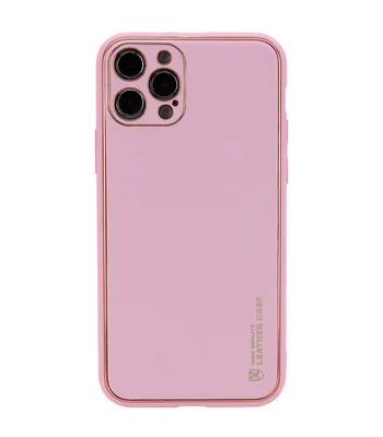 Шкіряний чохол Xshield для Apple iPhone 14 Pro Max (6.7") Рожевий / Pink