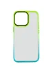 Чохол TPU+PC Fresh sip series для Apple iPhone 14 Pro Max (6.7") Бірюзовий / Лимонний