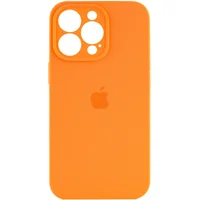 Чохол Silicone Case Full Camera Protective (AA) Apple iPhone 14 Pro Max (6.7") Помаранчевий / Kumquat