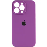 Чохол Silicone Case Full Camera Protective (AA) для Apple iPhone 14 Pro Max (6.7") Фіолетовий / Grape