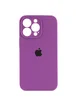 Чехол Silicone Case Full Camera Protective (AA) для Apple iPhone 14 Pro Max (6.7") Фиолетовый / Grape