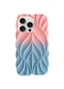 TPU чохол Leaf для Apple iPhone 14 Pro Max (6.7") Pink / Blue