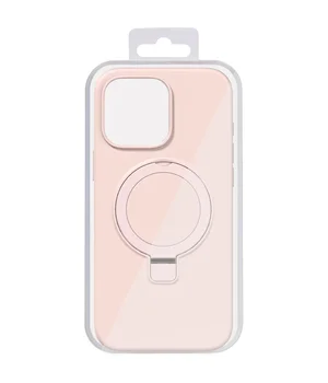 Чехол Silicone Case Full Protective NO LOGO with Ring для Apple iPhone 14 Pro Max (6.7") Pink