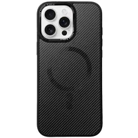 Чохол TPU+PC Carbon Mirage with MagSafe для Apple iPhone 14 Pro Max (6.7") Black