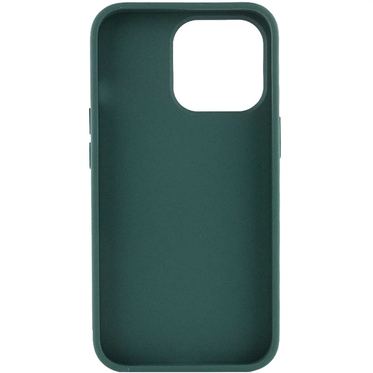 TPU чехол Bonbon Metal Style для Apple iPhone 14 Pro Max (6.7") Зеленый / Pine green