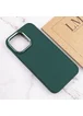TPU чехол Bonbon Metal Style для Apple iPhone 14 Pro Max (6.7") Зеленый / Pine green