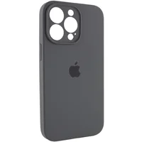 Чохол Silicone Case Full Camera Protective (AA) для Apple iPhone 14 Pro Max (6.7") Сірий / Dark Gray / PVH
