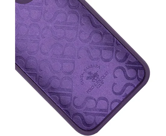 Кожаный чехол Polo Santa Barbara для Apple iPhone 14 Pro Max (6.7") Purple