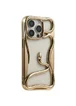 TPU чехол Snake для Apple iPhone 14 Pro Max (6.7") Gold