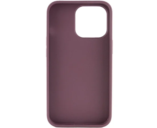 TPU чехол Bonbon Metal Style для Apple iPhone 14 Pro Max (6.7") Бордовый / Plum