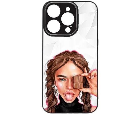 TPU+PC чехол Prisma Ladies для Apple iPhone 14 Pro Max (6.7") Chocolate