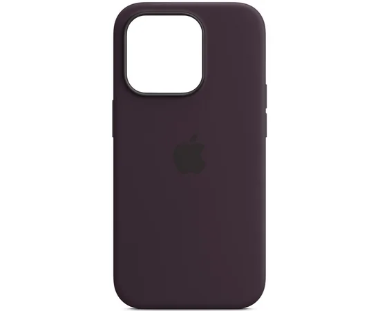 Чехол Silicone case (AAA) full with Magsafe and Animation для Apple iPhone 14 Pro Max (6.7") Фиолетовый / Elderberry