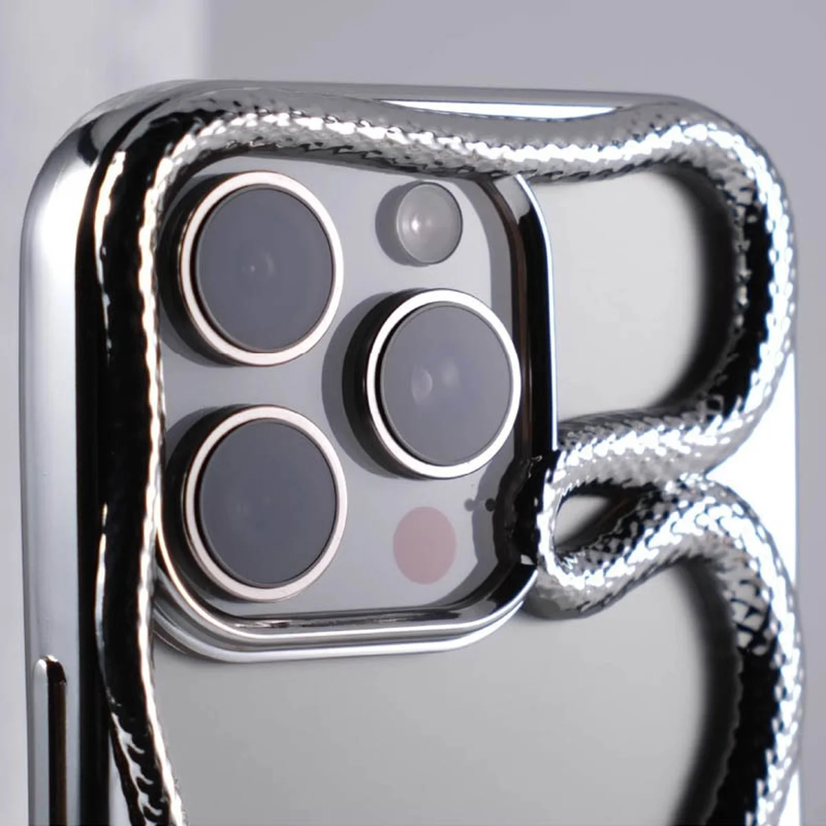 TPU чехол Snake для Apple iPhone 14 Pro Max (6.7") Silver