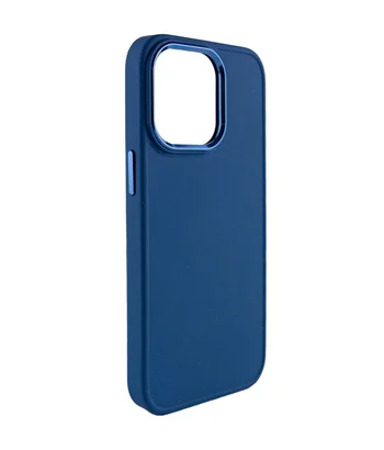 TPU чохол Bonbon Metal Style для Apple iPhone 14 Pro Max (6.7") Синій / Cosmos blue TPU чохол Bonbon Metal Style для Apple iPhone 14 Pro Max (6.7") Синій / Cosmos blue