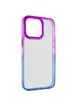 Чехол TPU+PC Fresh sip series для Apple iPhone 14 Pro Max (6.7") Синий / Фиолетовый