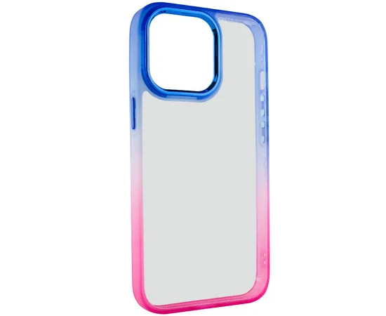 Чохол TPU+PC Fresh sip series для Apple iPhone 14 Pro Max (6.7") Рожевий / Синій