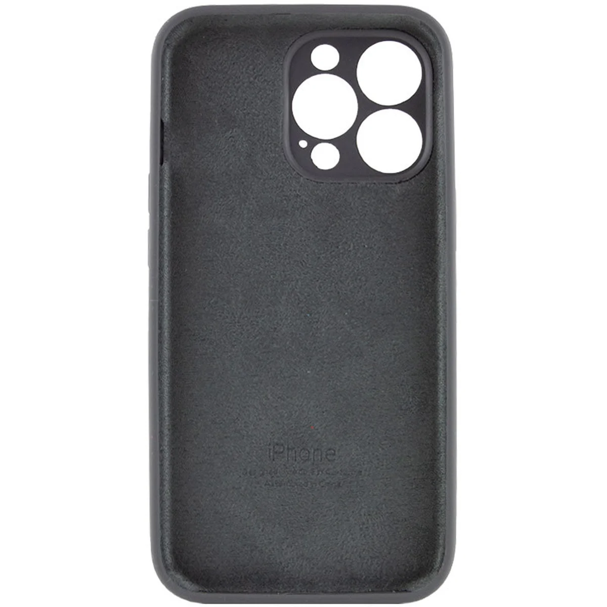 Чохол Silicone Case Full Camera Protective (AA) для Apple iPhone 14 Pro Max (6.7") Сірий / Dark Gray / PVH