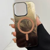 Чехол TPU Shiny Mountain (MagFit) для Apple iPhone 14 Pro Max (6.7") Chocolate