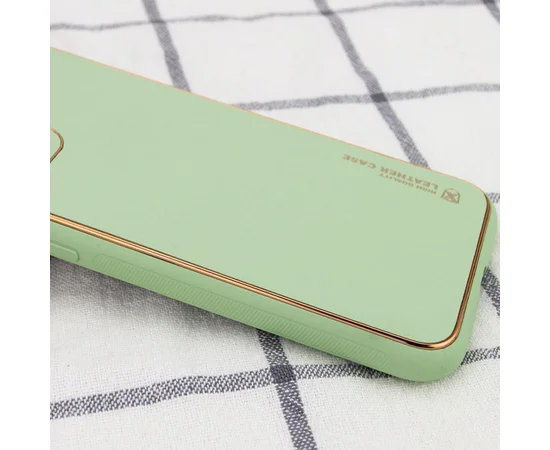 Шкіряний чохол Xshield для Apple iPhone 14 Pro Max (6.7") Зелений / Pistachio