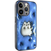TPU+PC чехол Prisma Fluffie для Apple iPhone 14 Pro Max (6.7") Pusheen