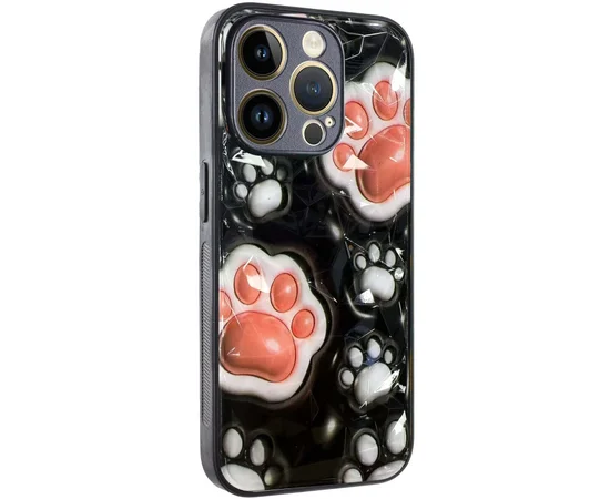 TPU+PC чехол Prisma Plushie для Apple iPhone 14 Pro Max (6.7") Paws
