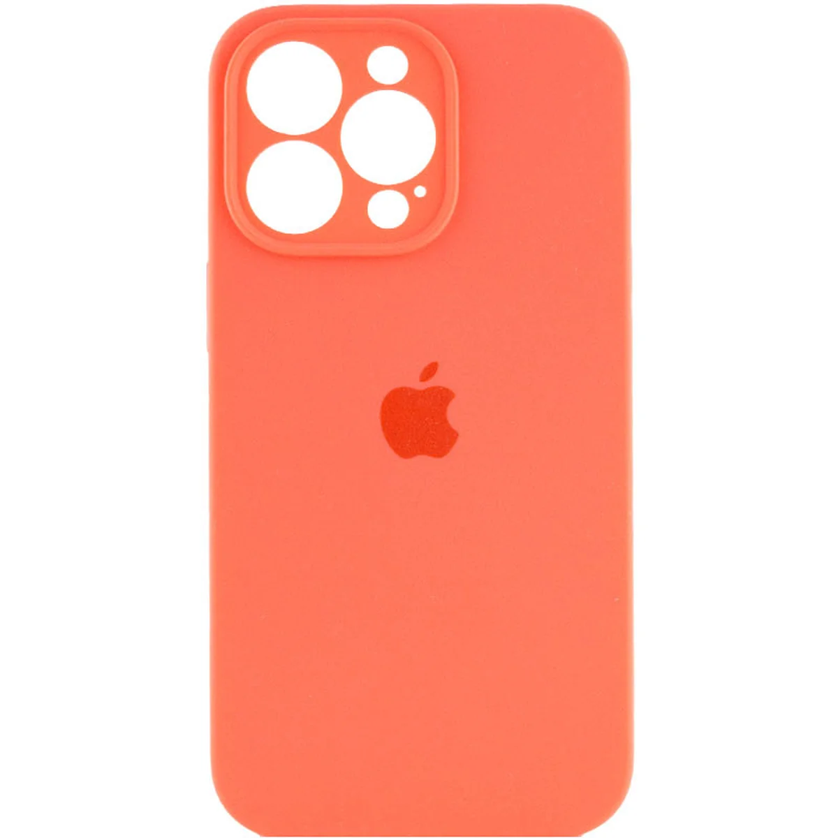 Чохол Silicone Case Full Camera Protective (AA) Apple iPhone 14 Pro Max (6.7") Помаранчевий / Pink citrus