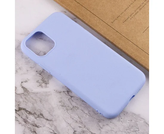 Силиконовый чехол Candy для Apple iPhone 14 Pro Max (6.7") Голубой / Lilac Blue
