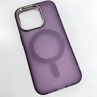 Чехол TPU+PC Lily with MagSafe для Apple iPhone 14 Pro Max (6.7") Deep Purple