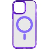Чехол TPU Iris with MagSafe для Apple iPhone 14 Pro Max (6.7") Фиолетовый