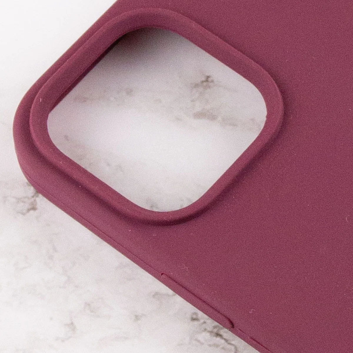 Чохол Silicone Case Full Protective (AA) для Apple iPhone 14 Pro Max (6.7") Бордовий / Plum