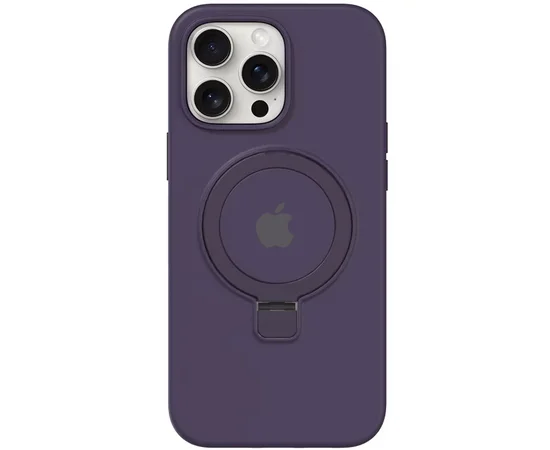 Чехол Silicone Case Full Protective with Ring для Apple iPhone 14 Pro Max (6.7") Purple