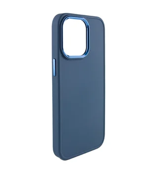 TPU чехол Bonbon Metal Style для Apple iPhone 14 Pro Max (6.7") Синий / Denim Blue TPU чехол Bonbon Metal Style для Apple iPhone 14 Pro Max (6.7") Синий / Denim Blue