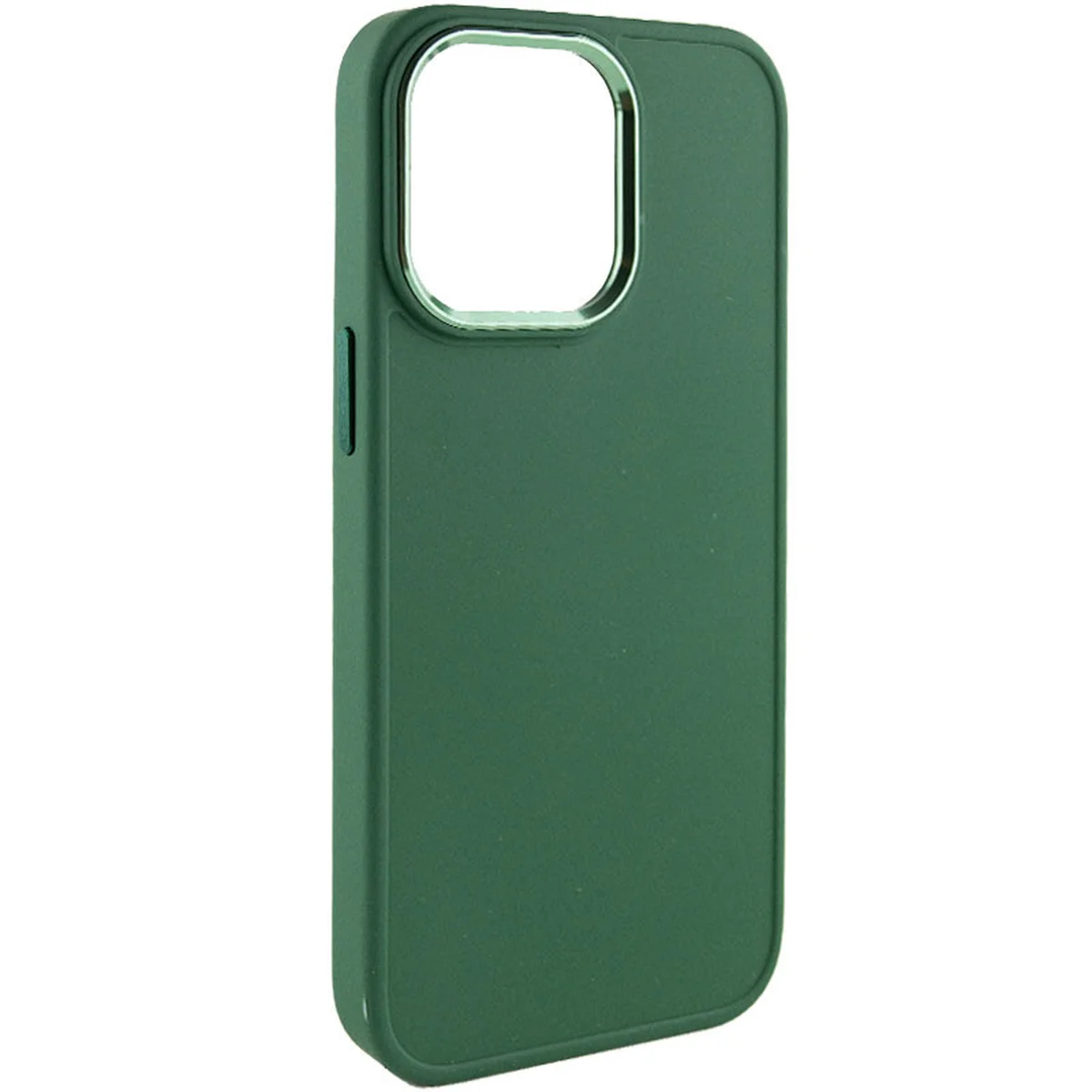 TPU чехол Bonbon Metal Style для Apple iPhone 14 Pro Max (6.7") Зеленый / Army green