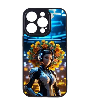 TPU+PC чехол Prisma Ladies для Apple iPhone 14 Pro Max (6.7") Cyberpunk