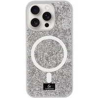 TPU чохол Bling World Rock Diamond with MagSafe для Apple iPhone 14 Pro Max (6.7") Silver