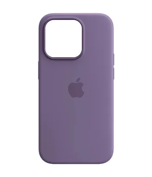 Чехол Silicone case (AAA) full with Magsafe and Animation для Apple iPhone 14 Pro Max (6.7") Фиолетовый / Iris