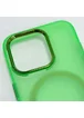 Чехол TPU+PC Lily with MagSafe для Apple iPhone 14 Pro Max (6.7") Neon Green
