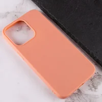 Силиконовый чехол Candy для Apple iPhone 14 Pro Max (6.7") Rose Gold